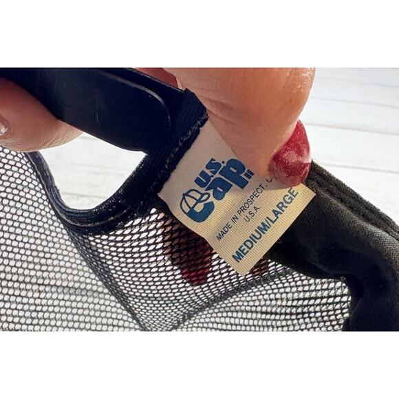 Vintage Dealer Chevrolet Ford Rust Trucker Mesh Snapback Hat Cap Size M/L - Picture 6 of 6